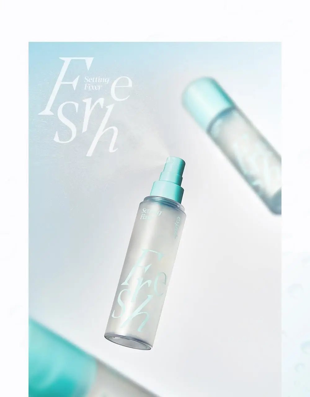 [품절대란/착붙고정] 에스쁘아 프레쉬 세팅 픽서 100ml 상세페이지 3